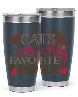 Cats Are My Favorite People Style 8#- cat- Tumbler