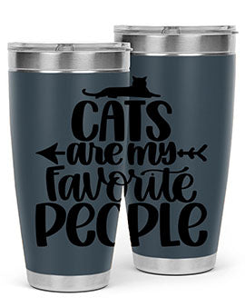 Cats Are My Favorite People Style 90#- cat- Tumbler