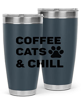Coffee Cat Style 41#- cat- Tumbler