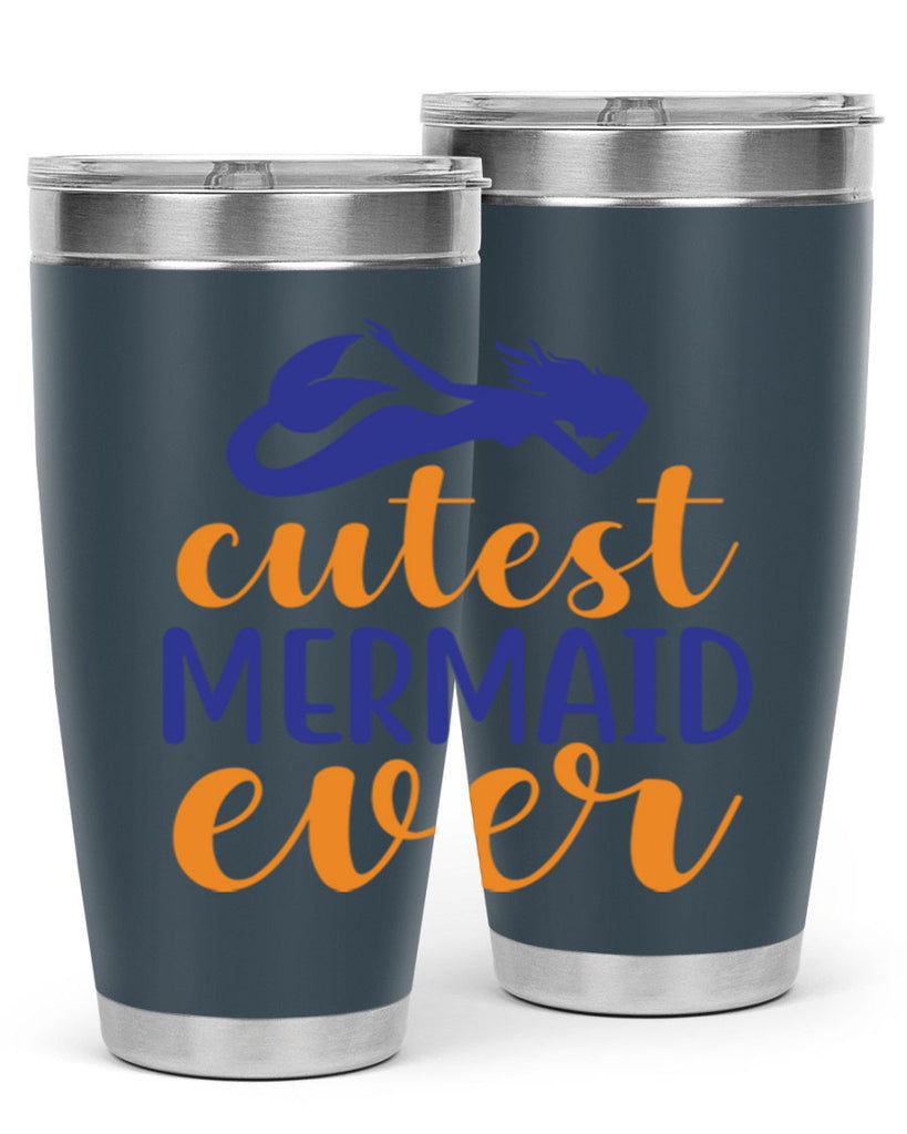 Cutest Mermaid Ever 91#- mermaid- Tumbler