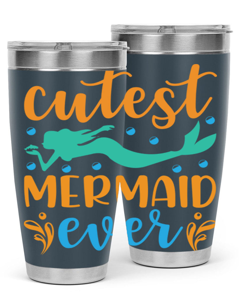 Cutest Mermaid Ever Design 102#- mermaid- Tumbler