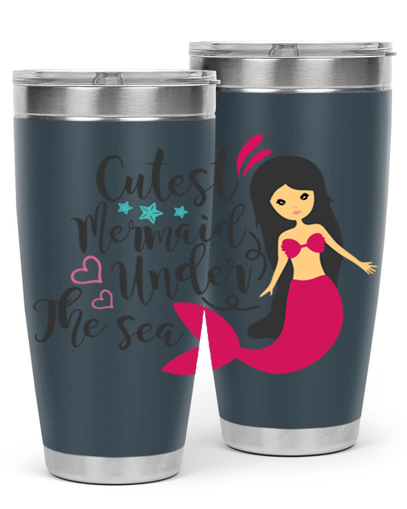 Cutest Mermaid under the sea 95#- mermaid- Tumbler
