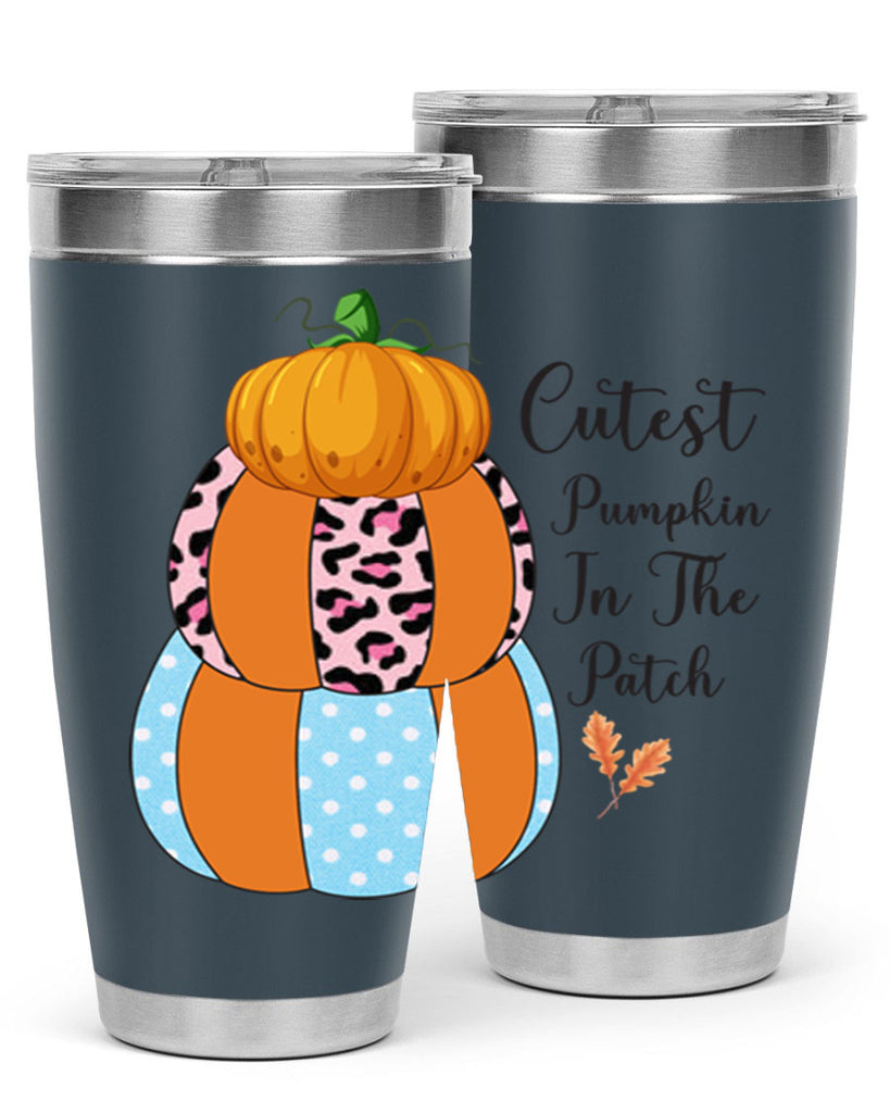 Cutest Pumpkin in the Patch 64#- fall- Tumbler