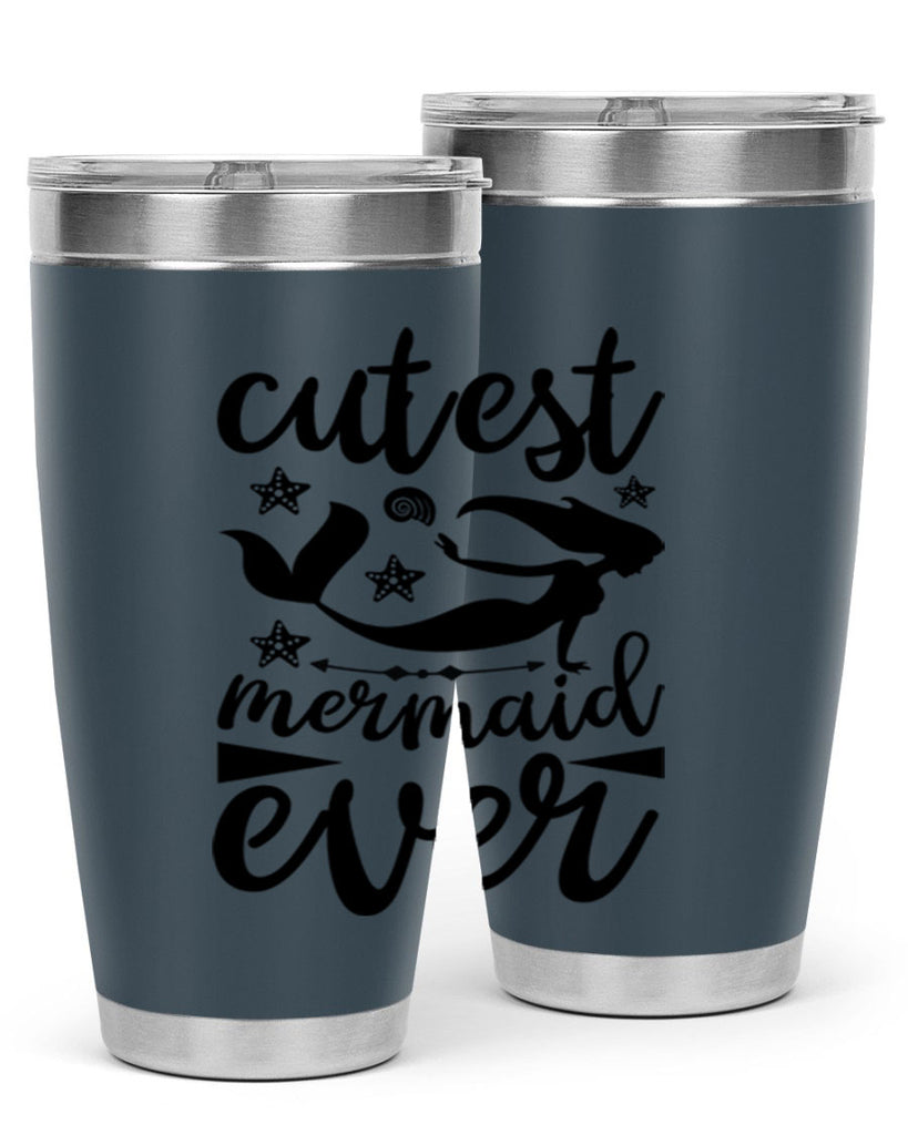 Cutest mermaid ever design 103#- mermaid- Tumbler