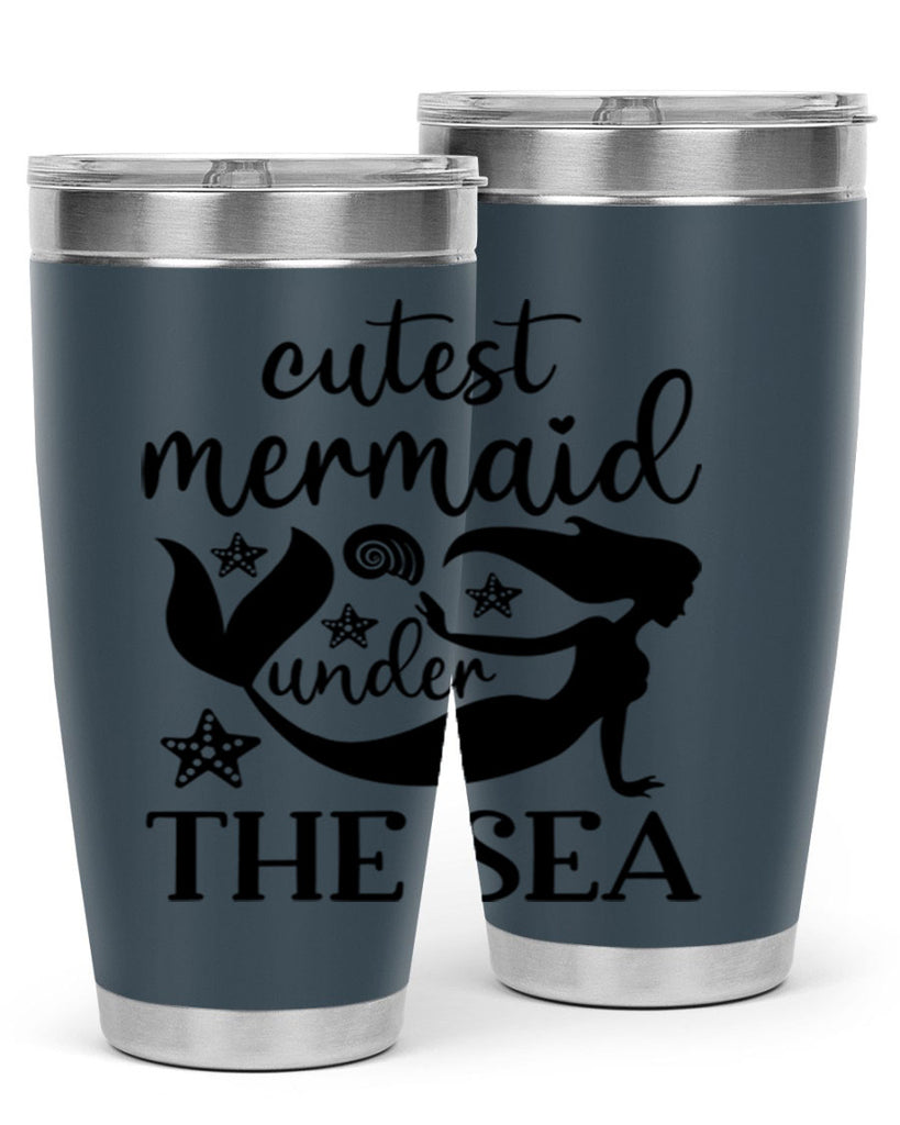 Cutest mermaid under the sea 110#- mermaid- Tumbler