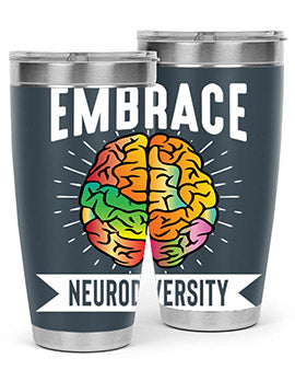 EmbraceNeurodiversityAwarenessTshirt 133#- alzheimers- Tumbler