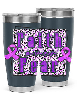 Faih Over Fear AlzheimerS Awareness 138#- alzheimers- Tumbler