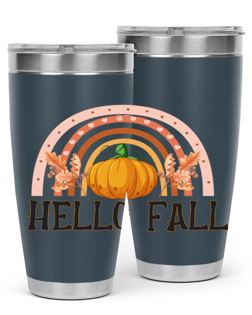 Fall Boho Rainbow 91#- fall- Tumbler