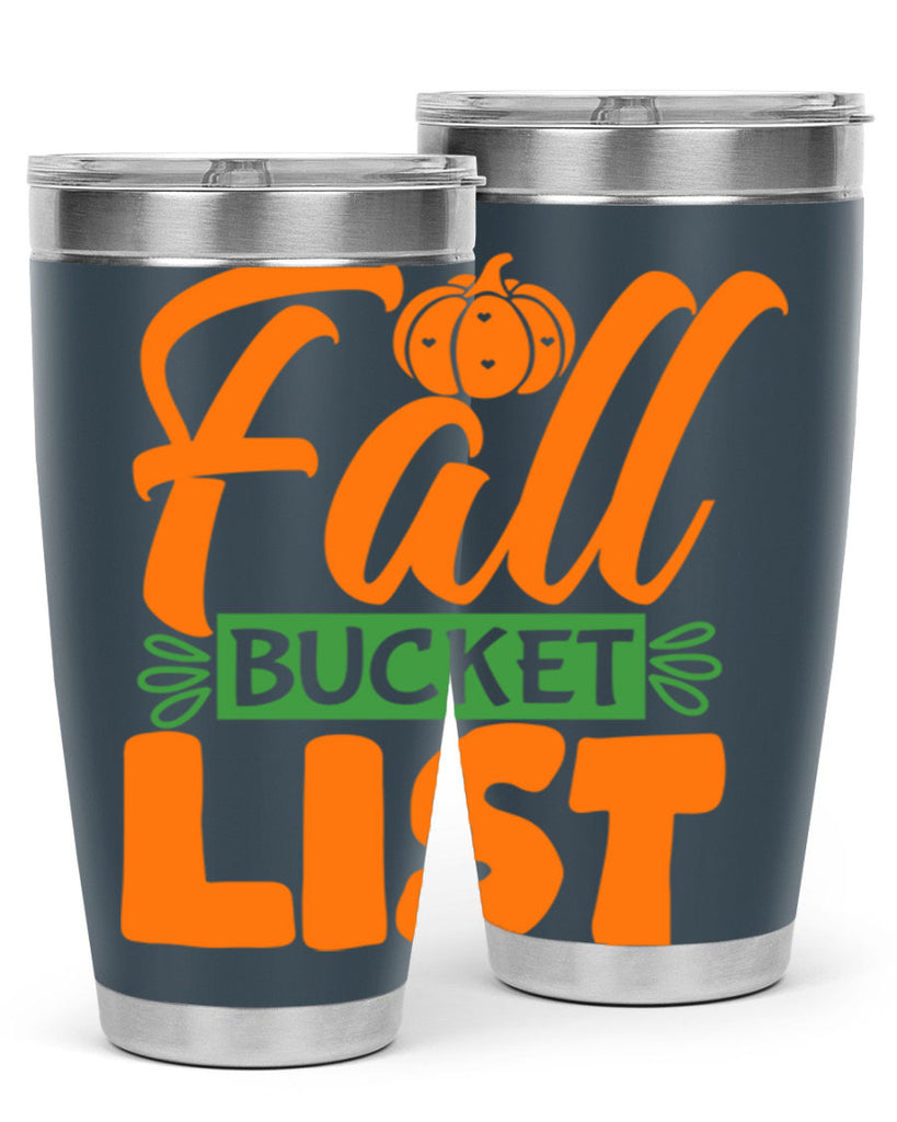 Fall Bucket List 93#- fall- Tumbler