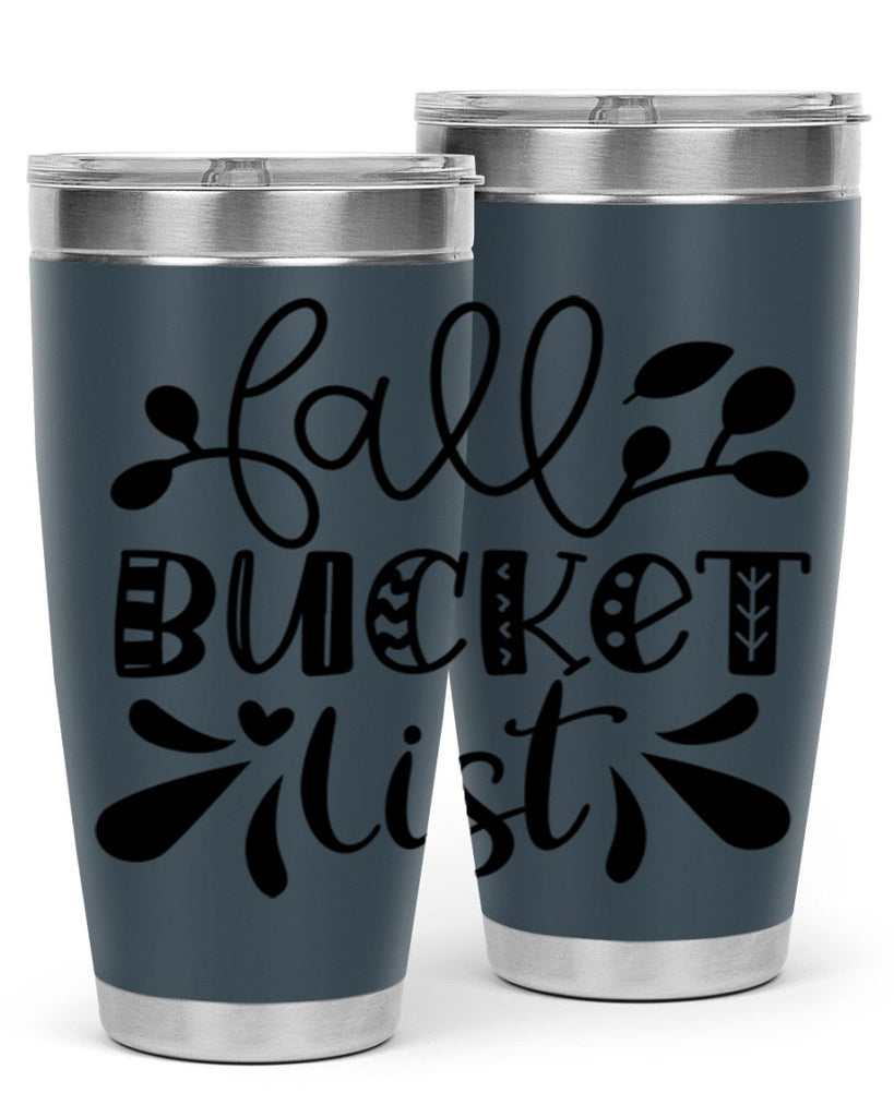 Fall Bucket List 94#- fall- Tumbler