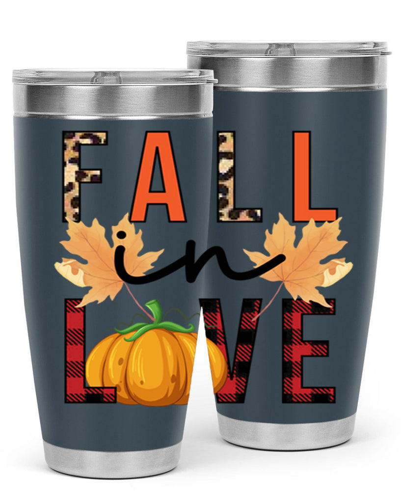 Fall in Love 104#- fall- Tumbler