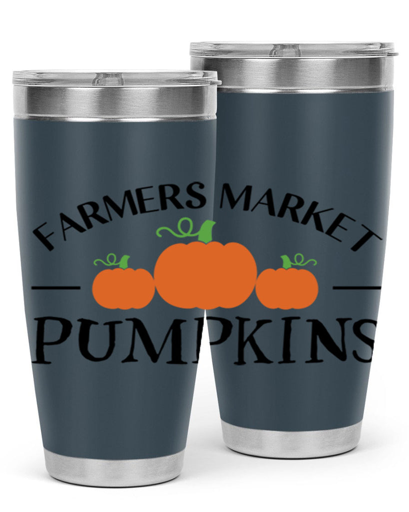 Farmers Market Pumpkins 178#- fall- Tumbler