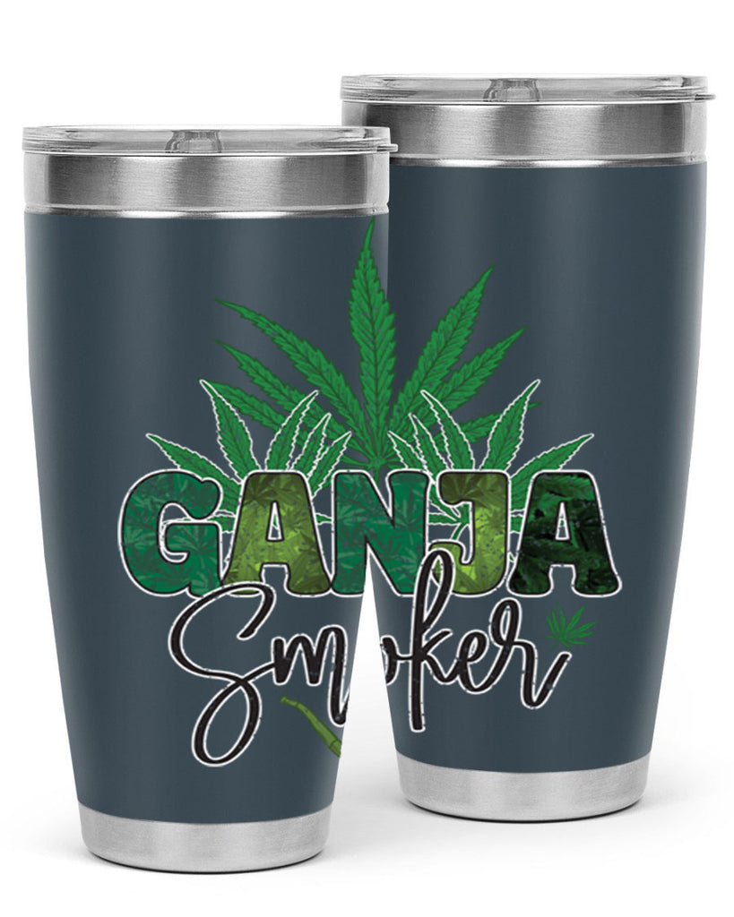 Ganja Smoker Sublimation 89#- marijuana- Tumbler