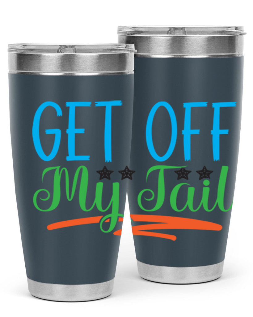 Get Off My Tail 179#- mermaid- Tumbler