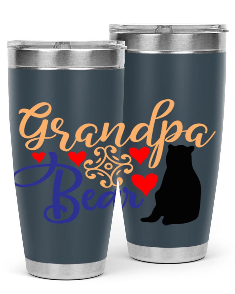 Grandpa bear 43#- grandpa - papa- Tumbler