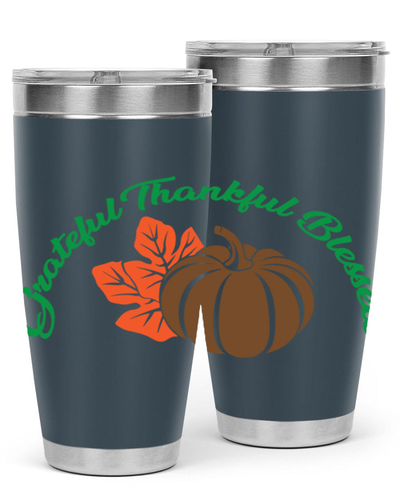Grateful Thankful Blessed 214#- fall- Tumbler