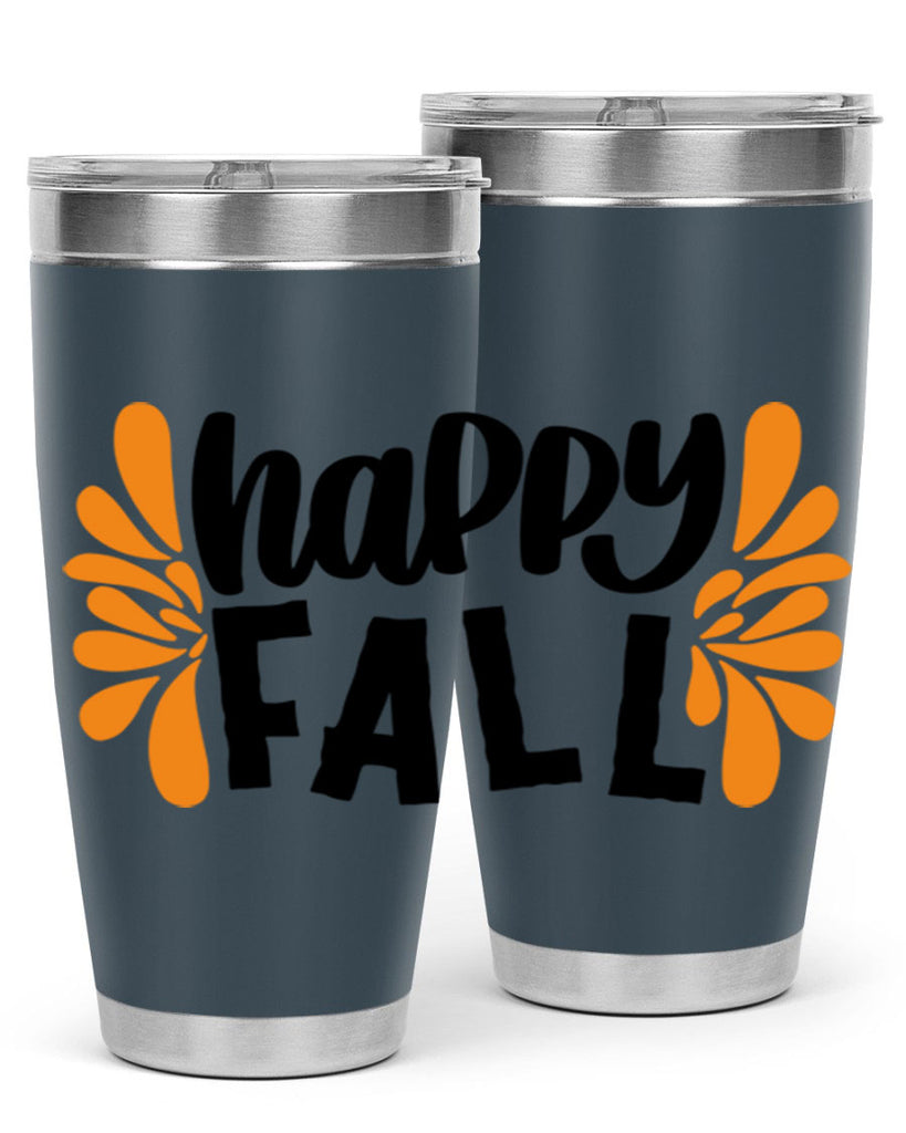 Happy Fall 491#- fall- Tumbler