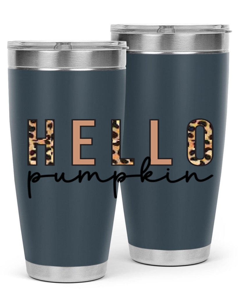 Hello Pumpkin Fall 291#- fall- Tumbler