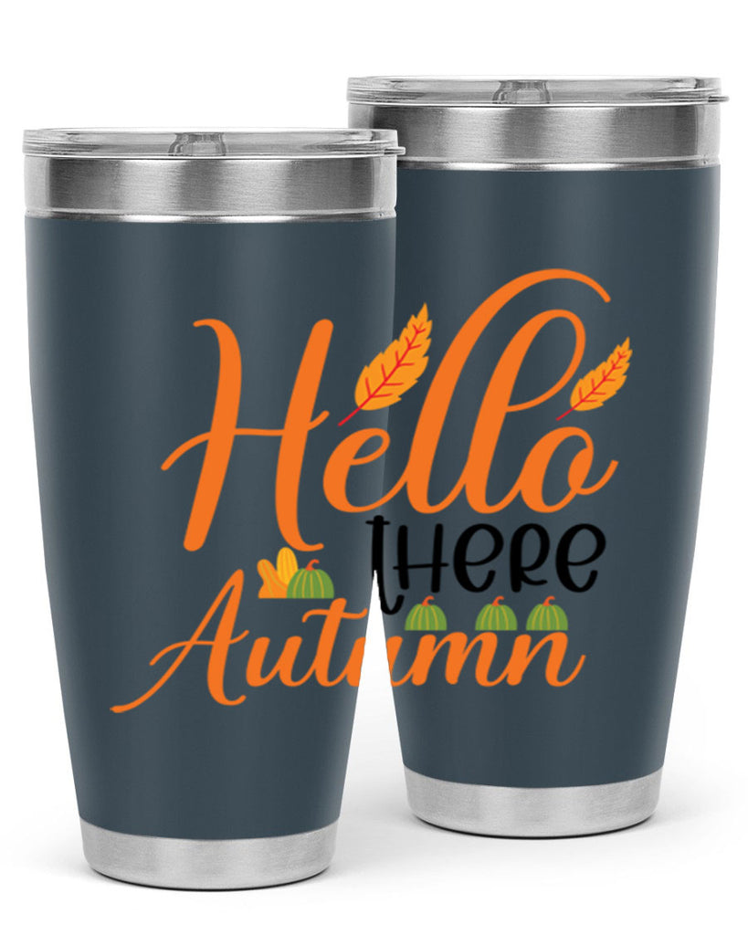 Hello There Autumn 297#- fall- Tumbler