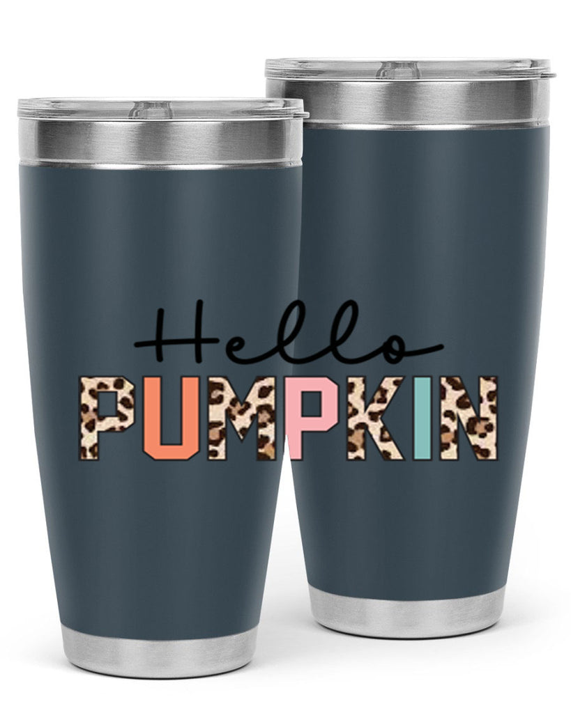 Hello pumpkin 289#- fall- Tumbler