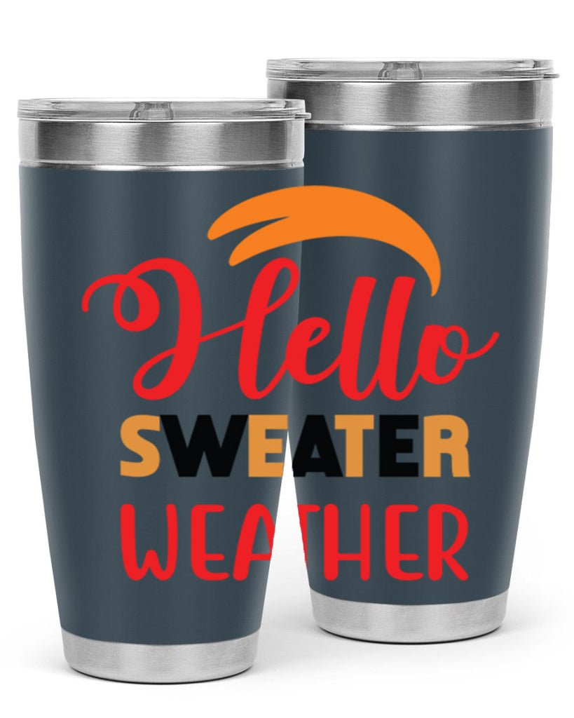 HelloSweaterWeather 301#- fall- Tumbler