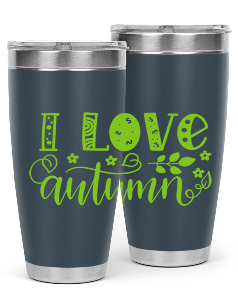 I Love Autumn 325#- fall- Tumbler