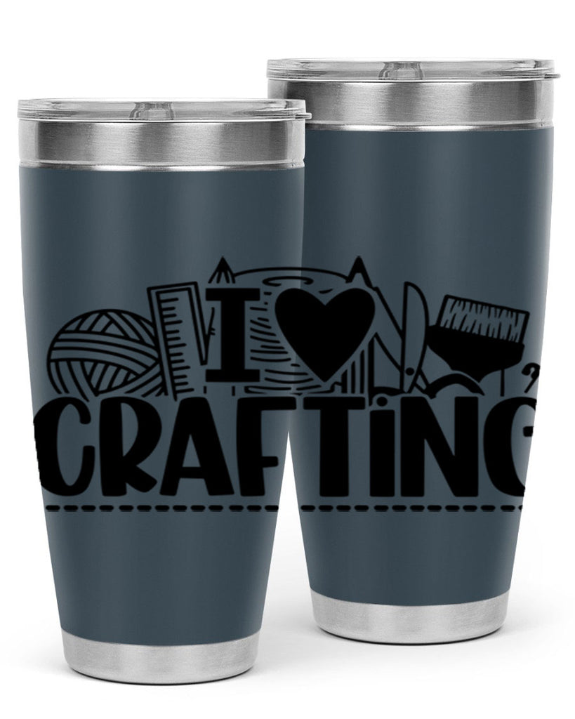 I Love Crafting 20#- crafting- Tumbler