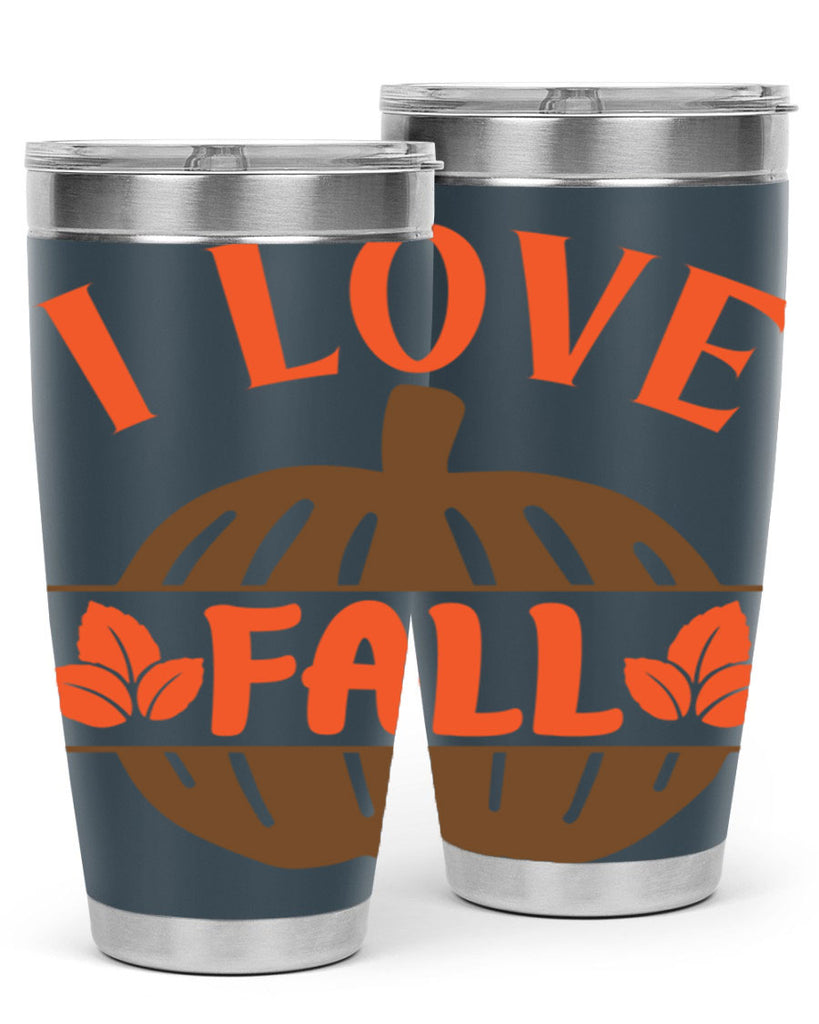 I Love Fall 337#- fall- Tumbler