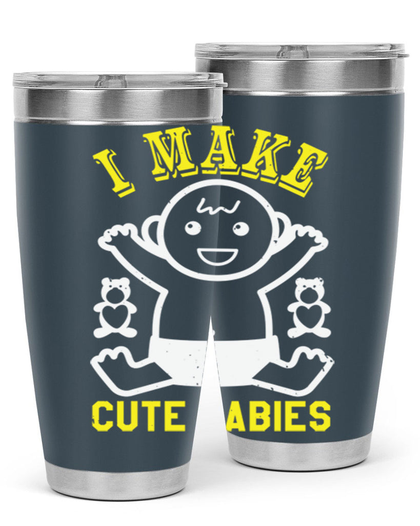 I make cute babies Style 36#- baby shower- tumbler