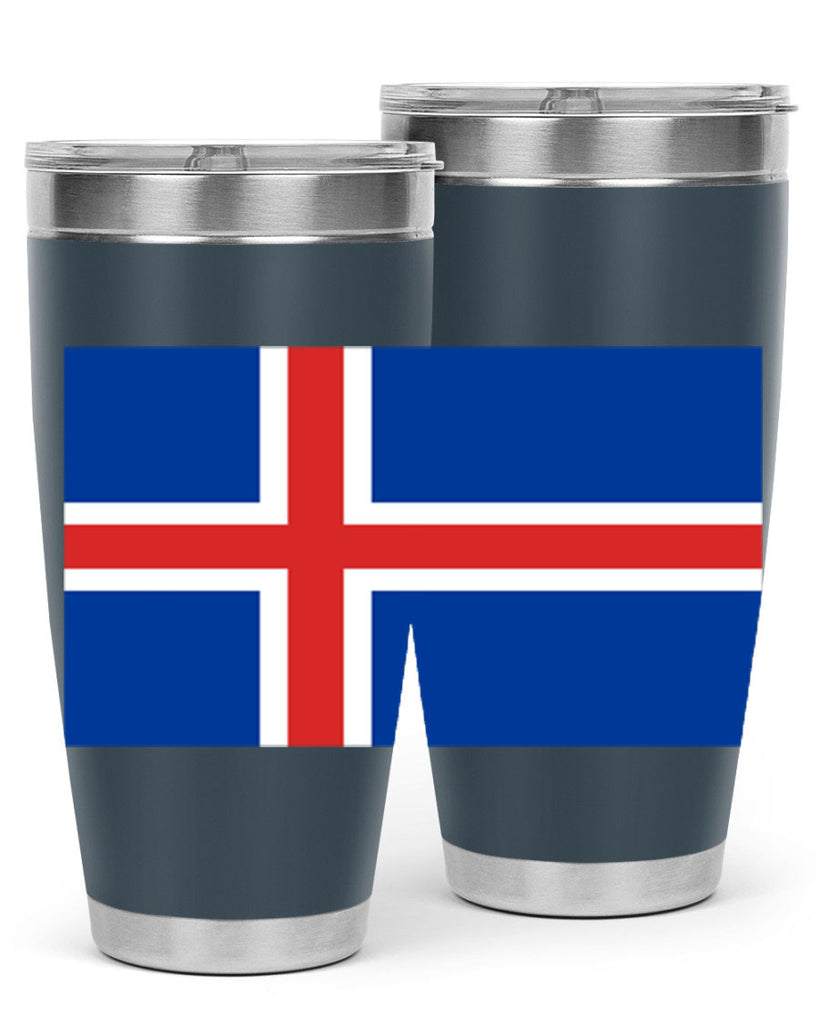 Iceland 122#- world flags- Tumbler