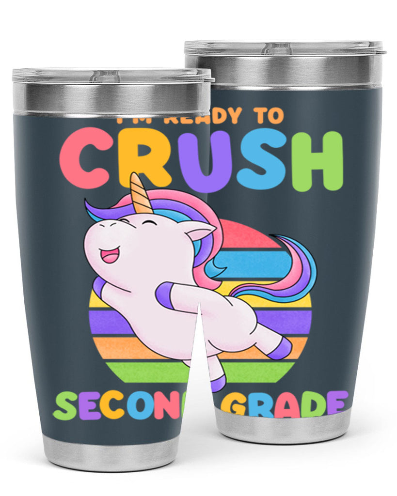 Im Ready to Crush 2nd 14#- second grade- Tumbler