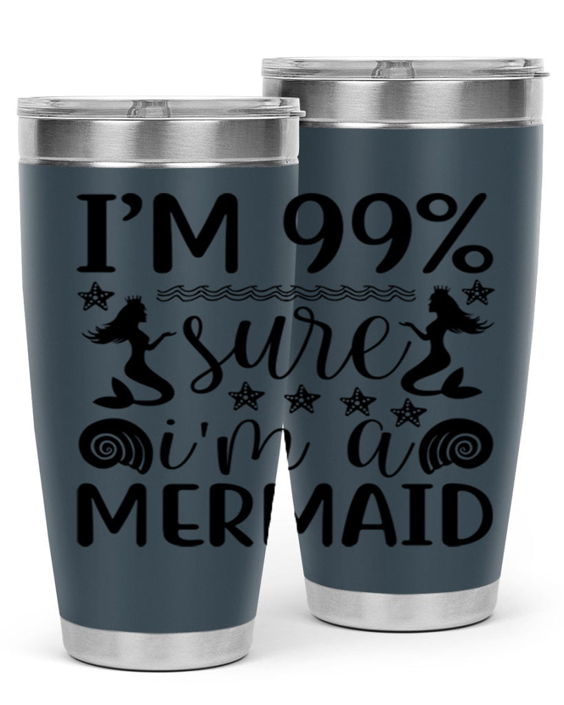 Im sure im a 254#- mermaid- Tumbler