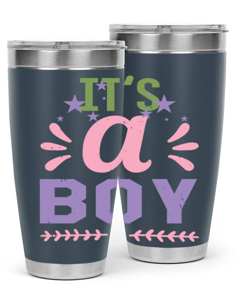 Its a boy Style 33#- baby shower- tumbler