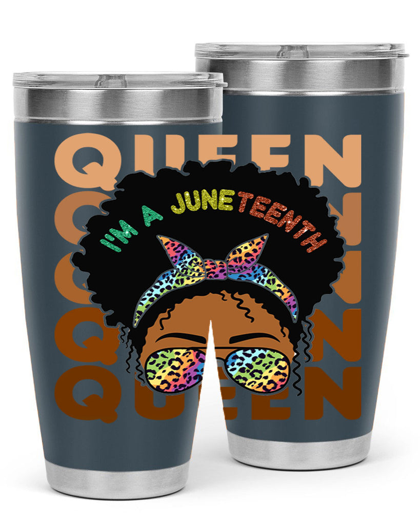 Juneteenth Queen Swag Black Melanin Png 26#- Juneteenth- tumbler