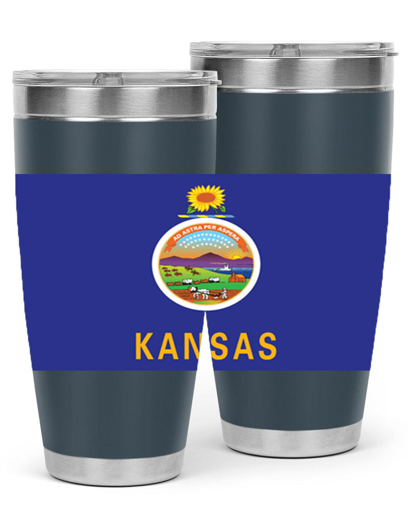 Kansas 36#- Us Flags- Tumbler