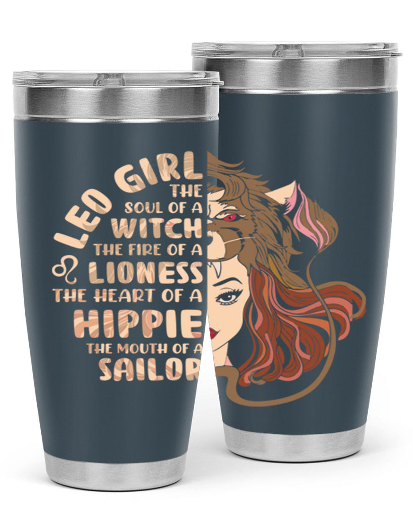 Leo girl 289#- zodiac- Tumbler