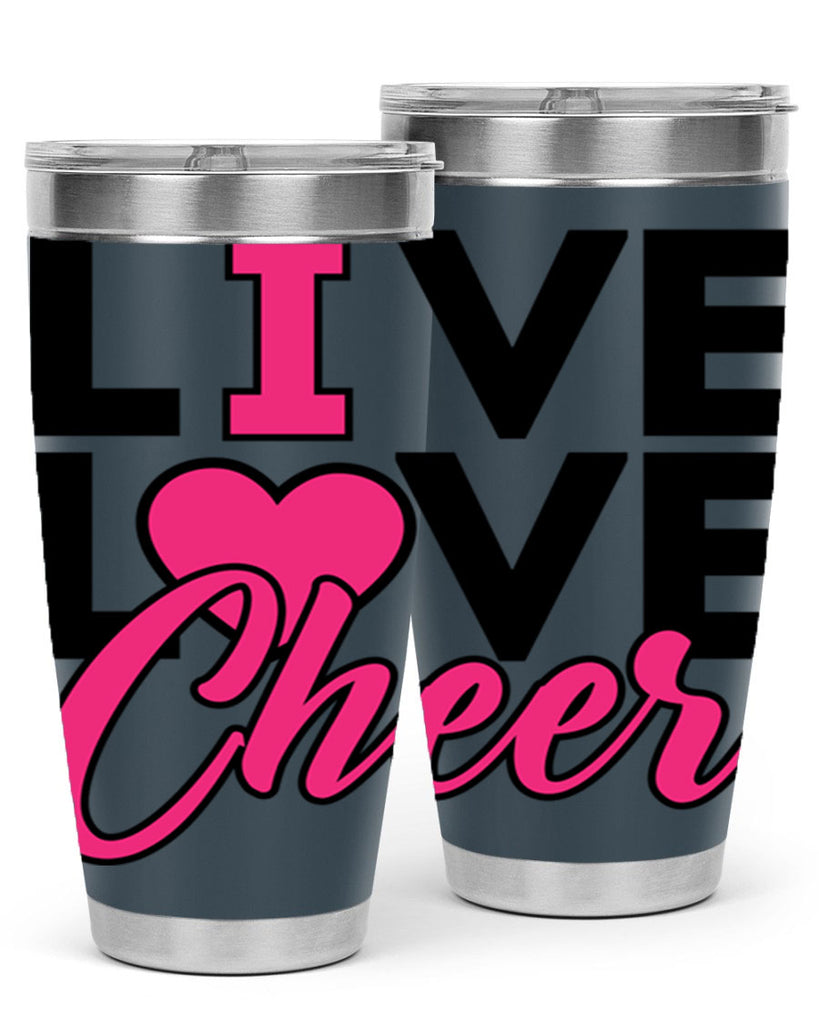 Live Love Cheer 832#- cheer- Tumbler