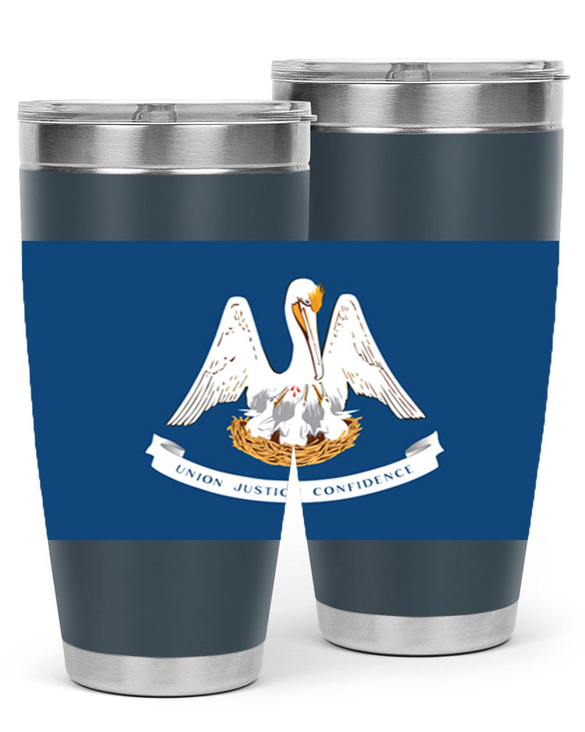 Louisiana 34#- Us Flags- Tumbler