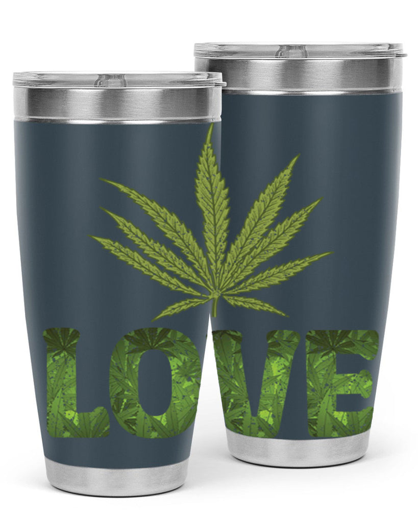 Love Sublimation 192#- marijuana- Tumbler