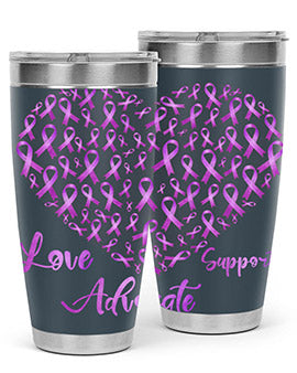 Love Suppor Advocae AlzheimerS 194#- alzheimers- Tumbler