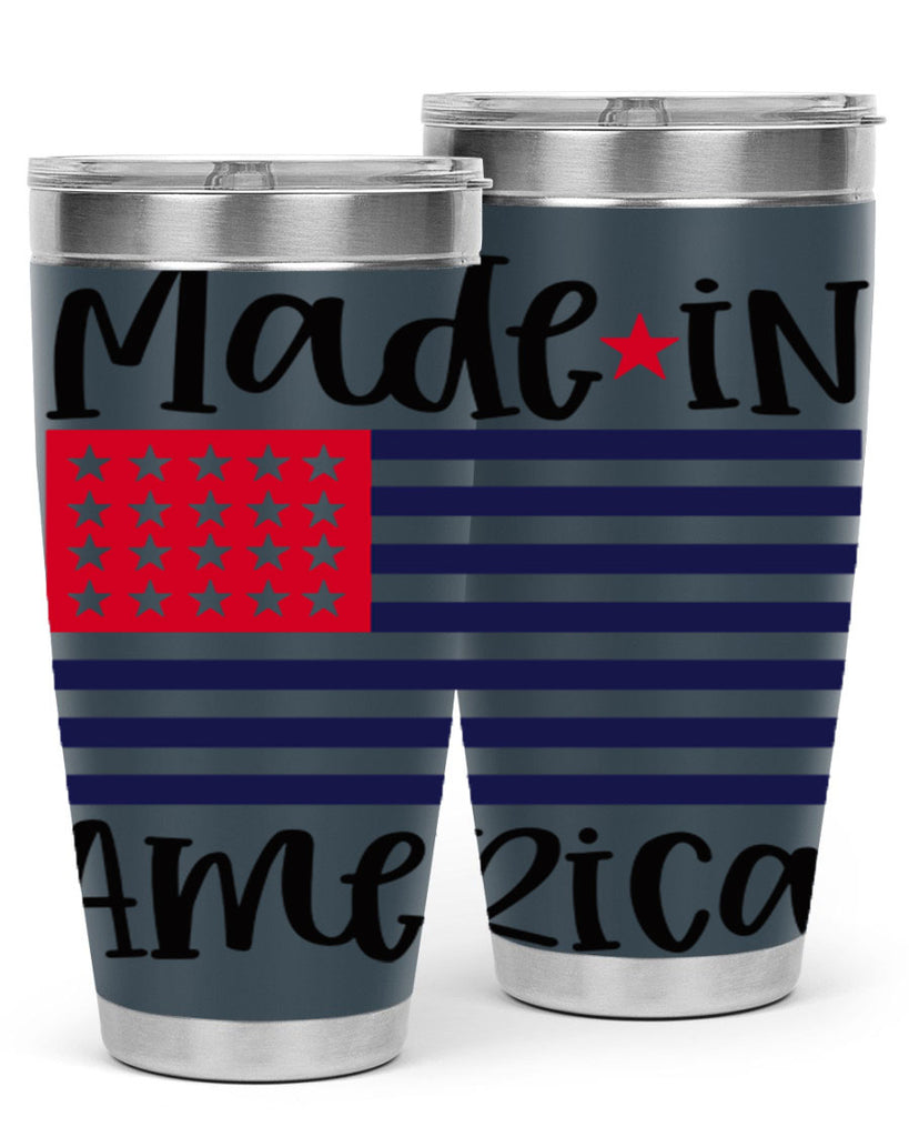 Made in America Style 164#- Fourt Of July- Tumbler