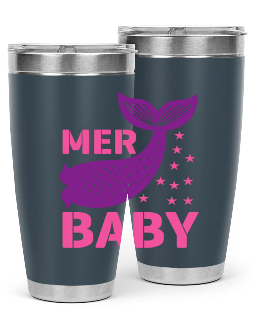 Mer Baby 321#- mermaid- Tumbler