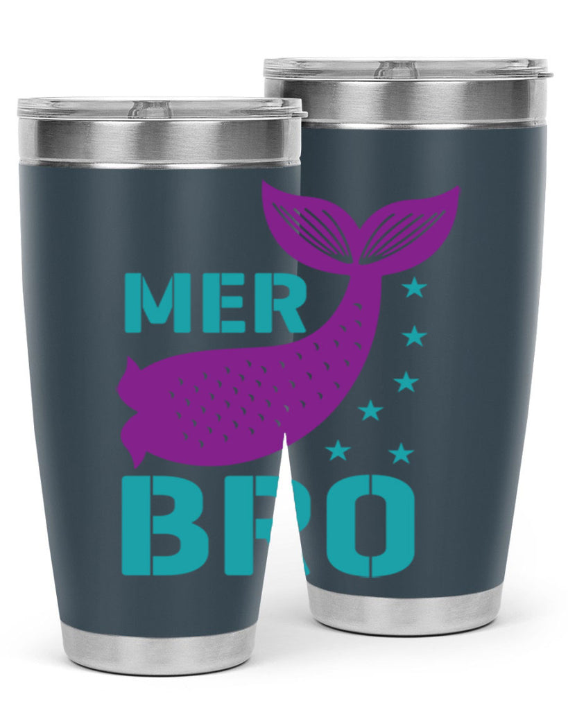 Mer Bro 322#- mermaid- Tumbler