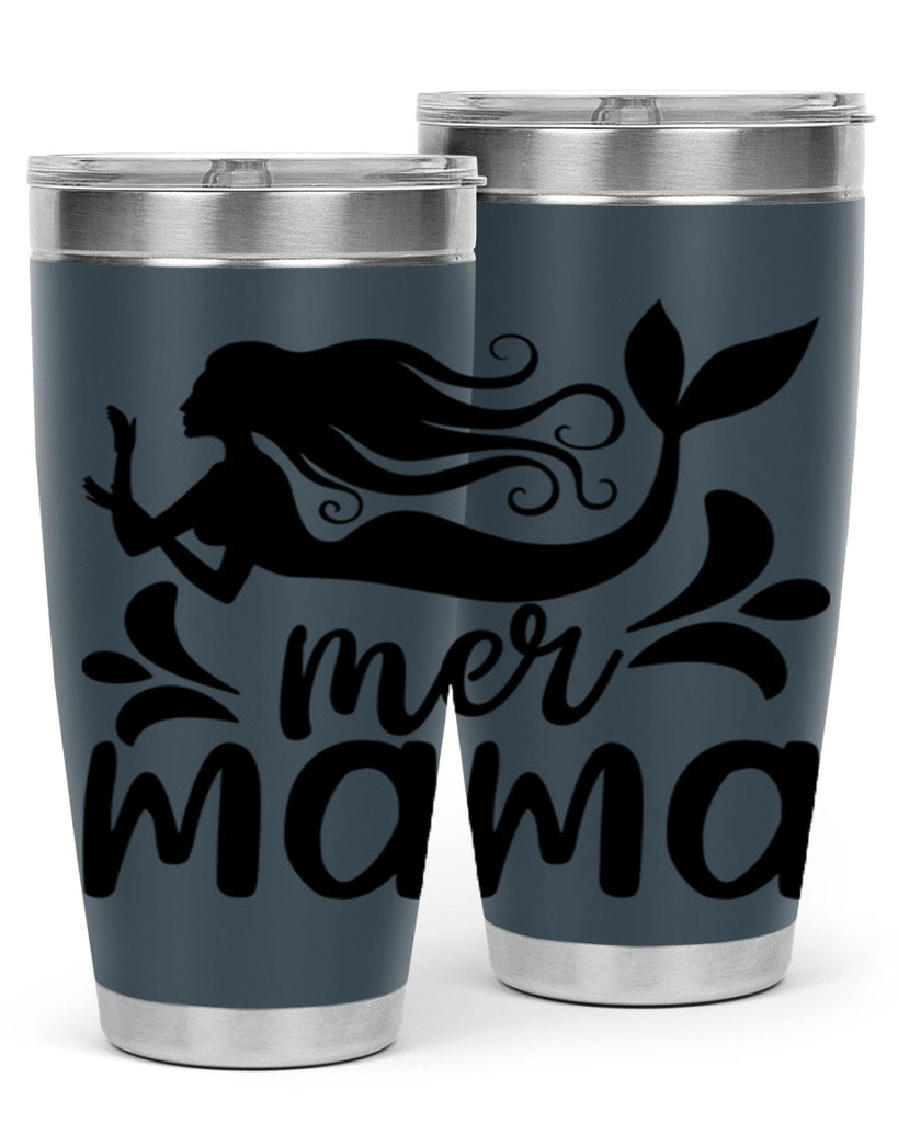 Mer mama 349#- mermaid- Tumbler