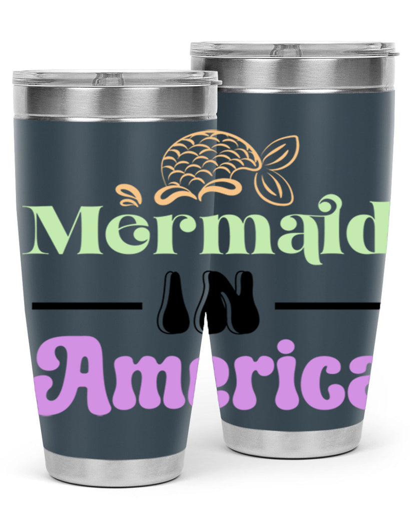 Mermaid In America 420#- mermaid- Tumbler