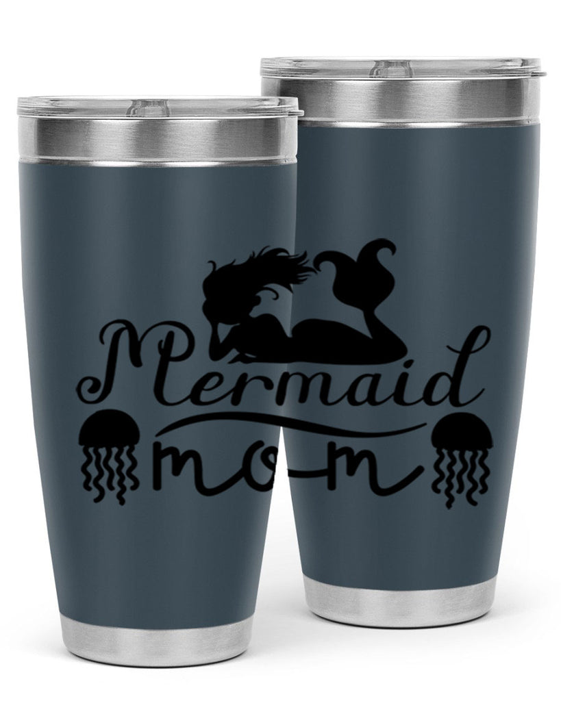 Mermaid Mom 373#- mermaid- Tumbler