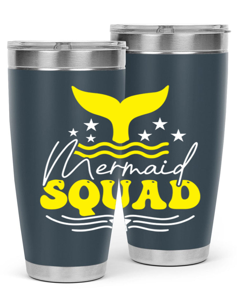 Mermaid Squad 377#- mermaid- Tumbler