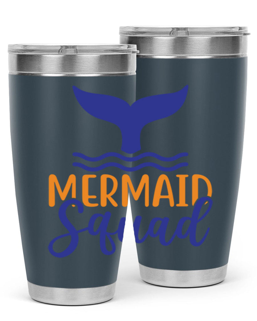 Mermaid Squad 379#- mermaid- Tumbler