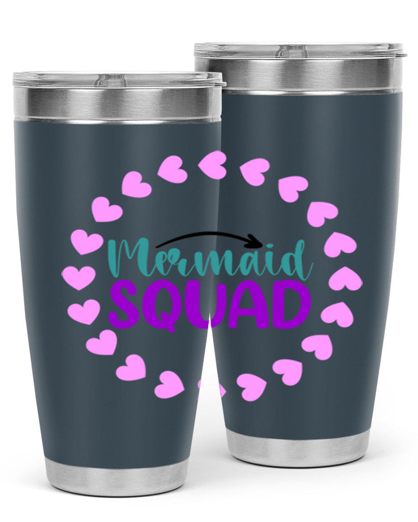 Mermaid Squad 382#- mermaid- Tumbler