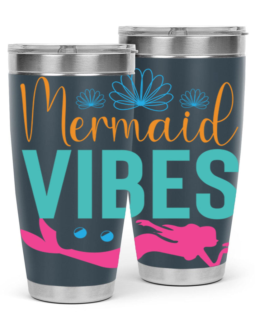 Mermaid Vibes Design 465#- mermaid- Tumbler